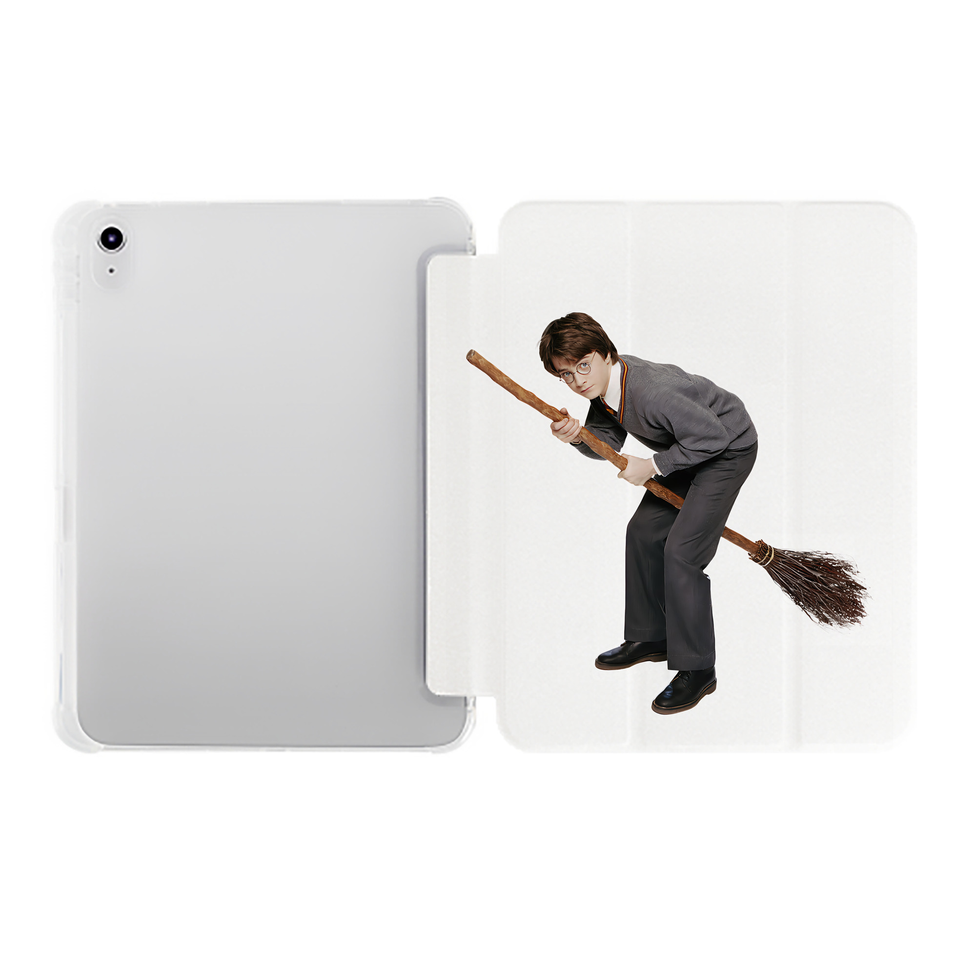 （画像用） Harry Potter ハリー・ポッターシリーズ IPad ケース ペン収納付き 三つ折りスタンド PUレザー×シリコン 対応機種9.5/10.5/10.9インチ
